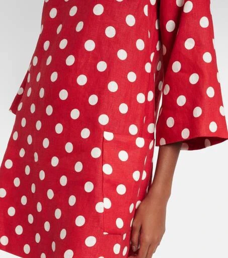 Posse Nina polka-dot linen minidress 5