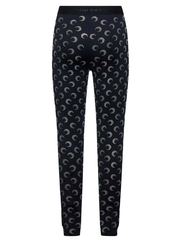 MARINE SERRE Crescent Moon-embellished Leggings 2