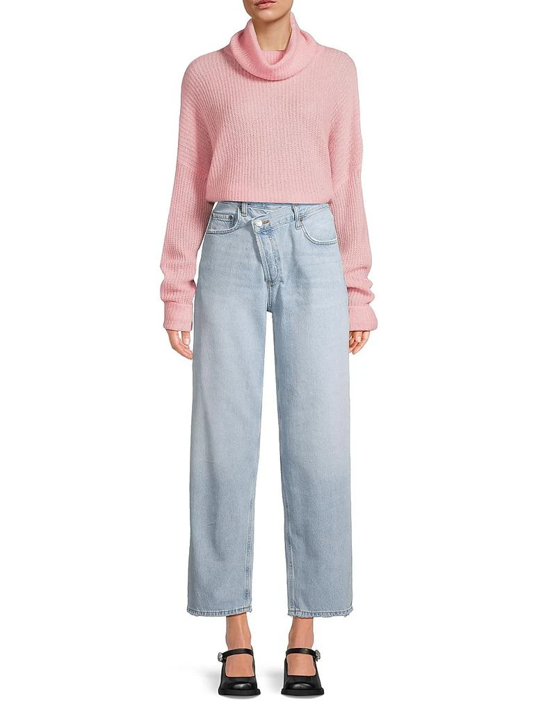 COLORUSH Mahalia Amara Cashmere-Blend Turtleneck Sweater 2