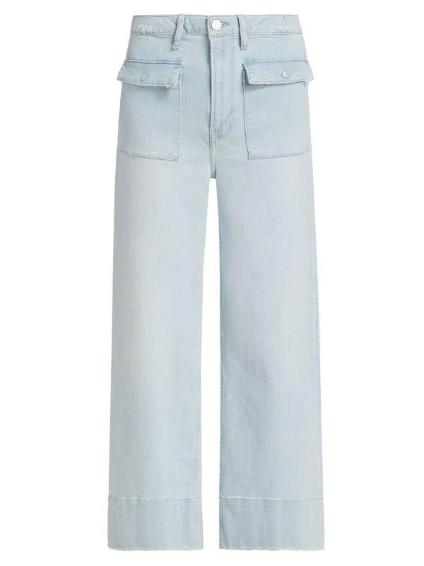 FRAME The '70s Patch Pocket Straight-Leg Jeans 4
