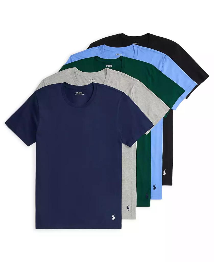 Ralph Lauren Men's 5-Pack Classic Cotton Crewneck Undershirts