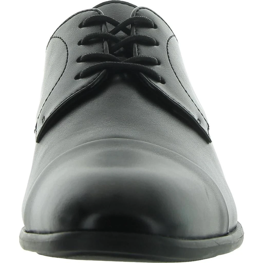 Alfani Quinn Mens Faux Leather Lace Up Oxfords 3