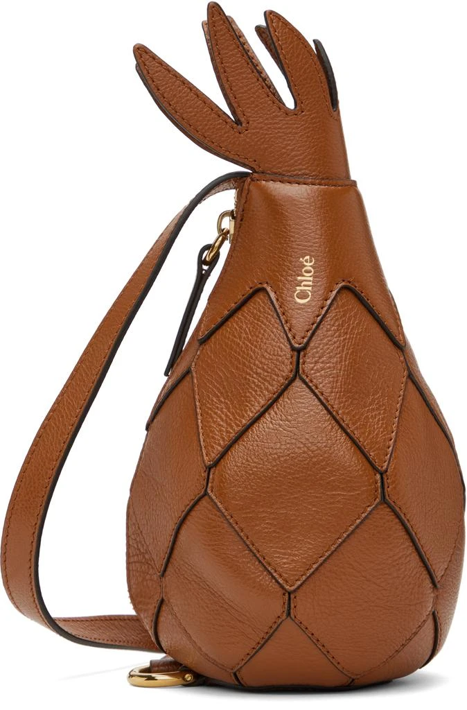 Chloé Brown Pineapple Shoulder Bag 1