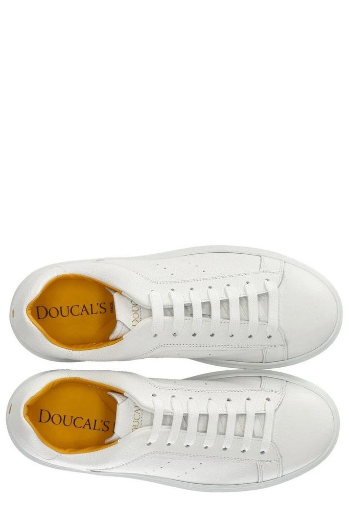 DOUCAL'S Doucal's Logo-Debossed Round-Toe Sneakers 5