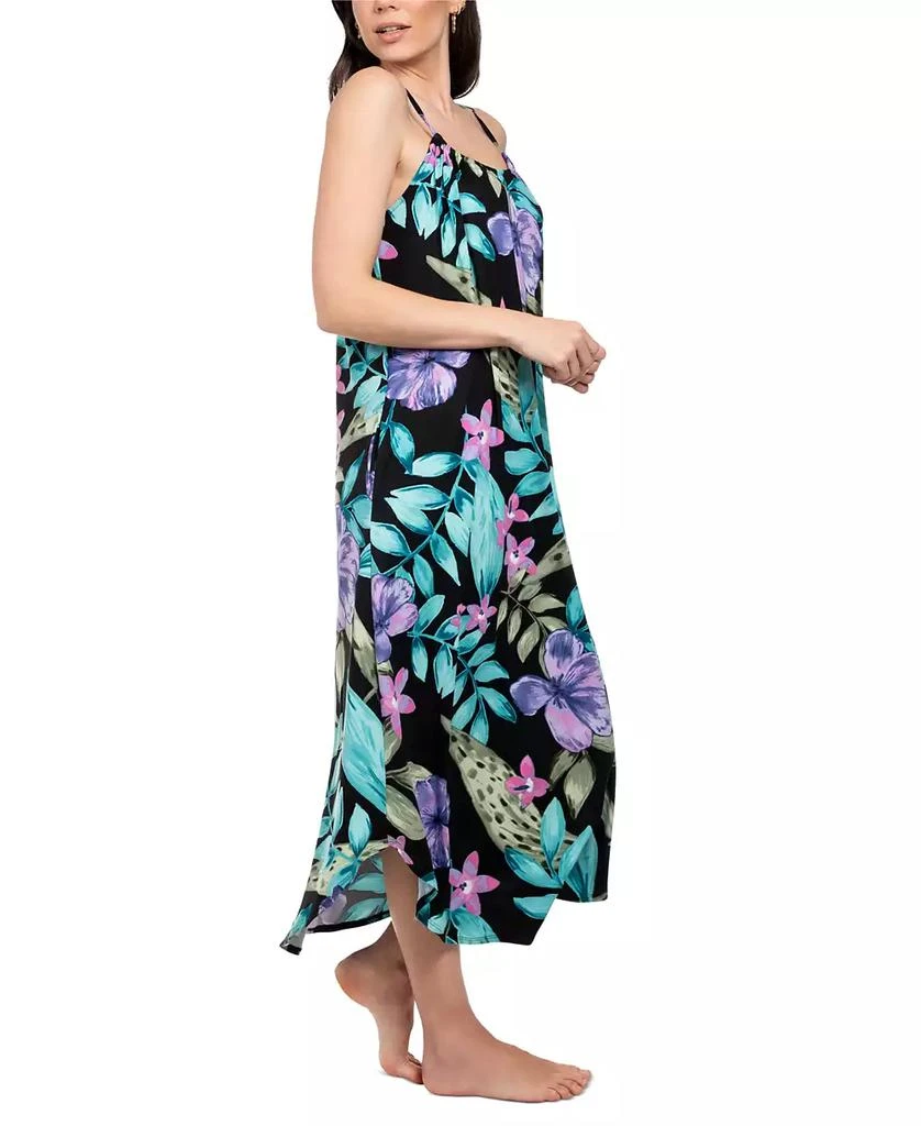 Linea Donatella Women's Rachidah Floral Maxi Nightgown 3