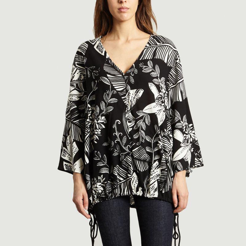 See by Chloé Jungle Printed Blouse Black SEE BY CHLOÉ