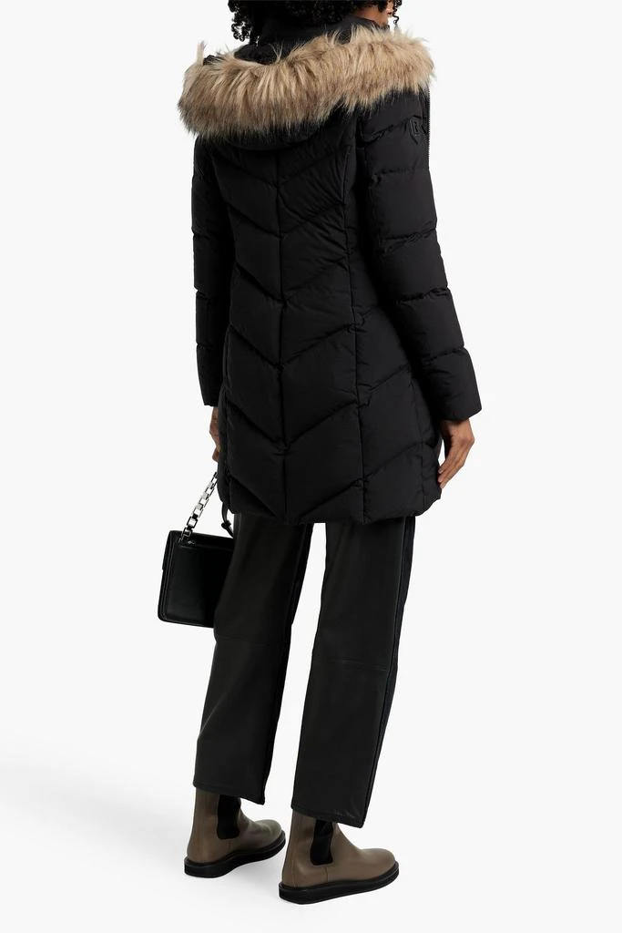 RUDSAK Faux fur-trimmed quilted shell jacket 3