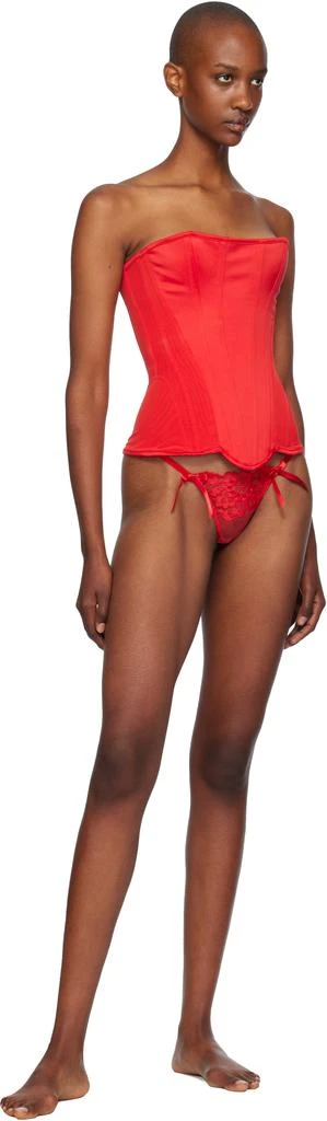L'Agent by Agent Provocateur Red Scarlie Corset 4