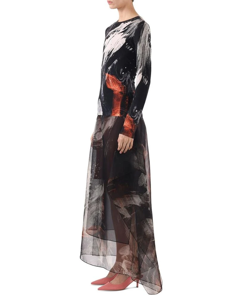 Jason Wu Brushstroke Crewneck Sweater 4