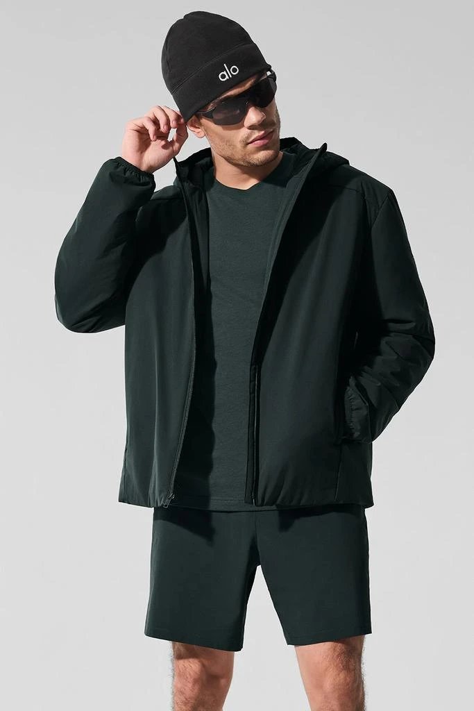 Alo Elemental Full-Zip Jacket - Charcoal Green 1