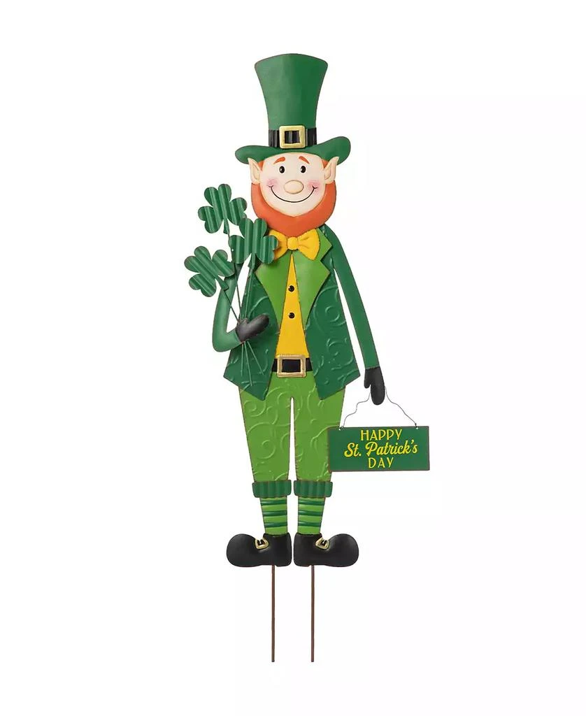 Glitzhome 36" H St. Patrick
s Metal Leprechaun Yard Stake or Standing Decor or Wall Decor