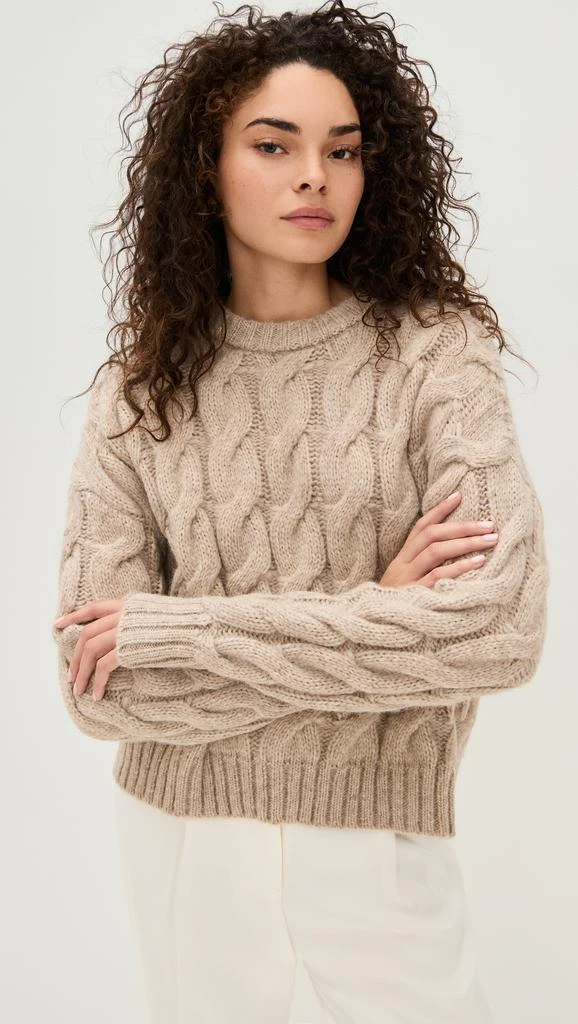 Jenni Kayne Cable Serena Crewneck 1