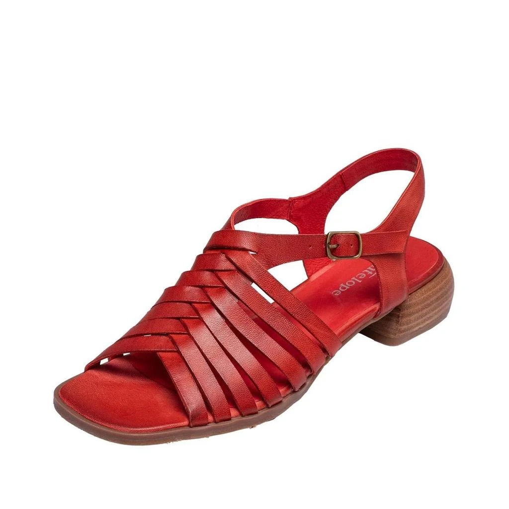 Antelope Women's Leni Sandal In Red Leather 1