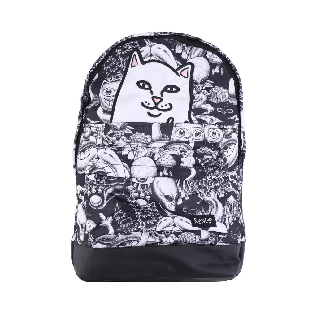 RIPNDIP Men's Dark Twisted Fantasy Backpack Black/white 1
