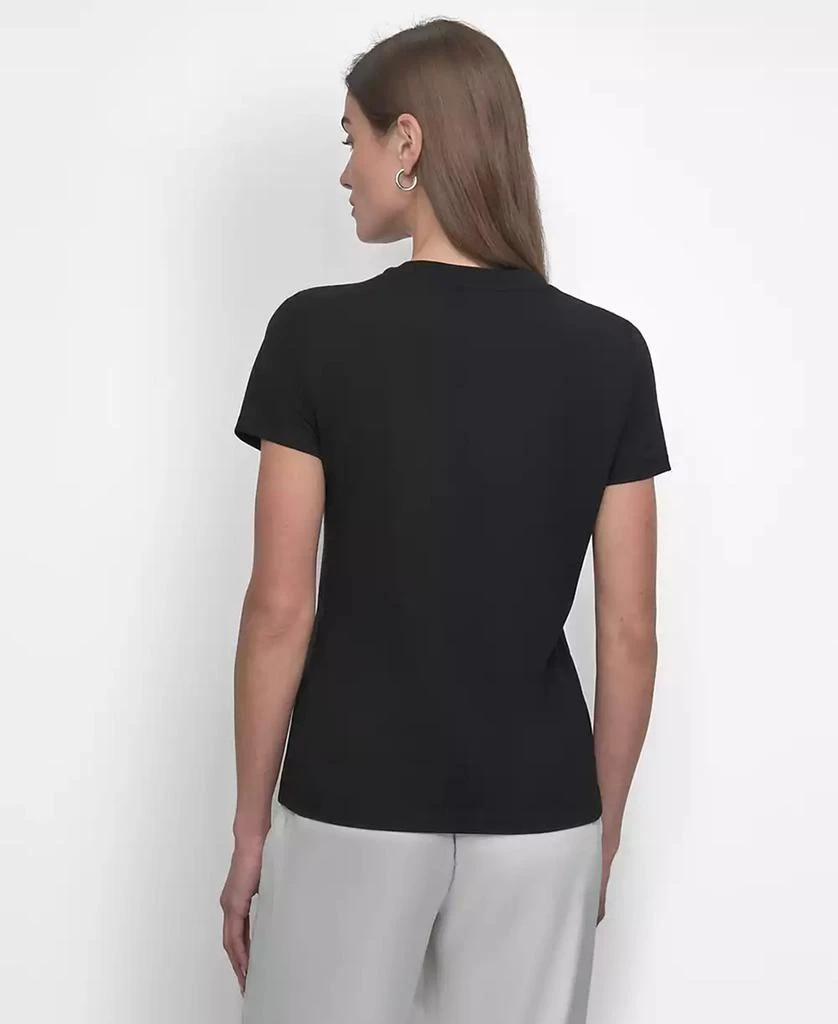 DKNY Women's Iconic Shopping Short-Sleeve T-Shirt 3