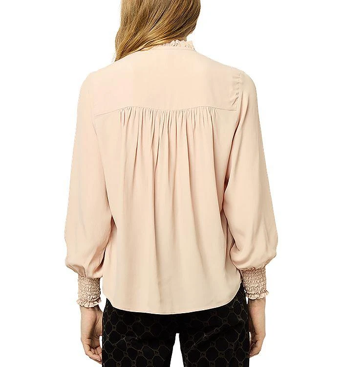 Gerard Darel Bely Ruffled Trim Blouse 3