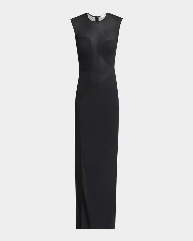Alaia Mesh Molded Cutout Gown 1