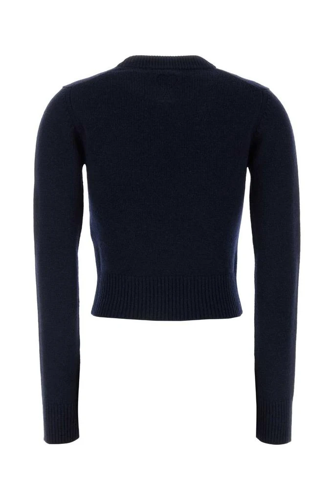 AMI AMI Paris Crewneck Knitted Sweater 2