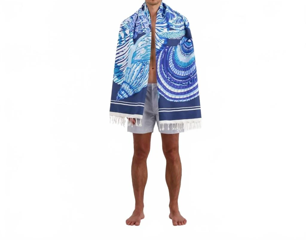 Inoui Editions Galapagos Towel In Blue 3