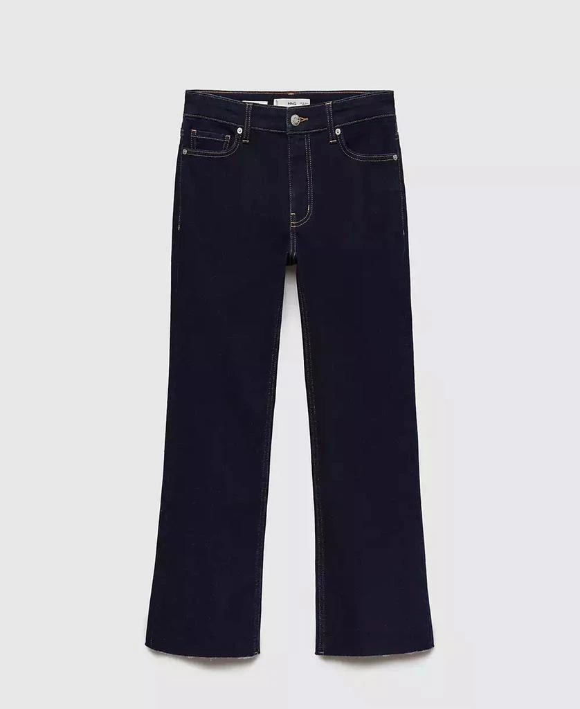 Mango Women's Sienna Flared Cropped Jeans 1