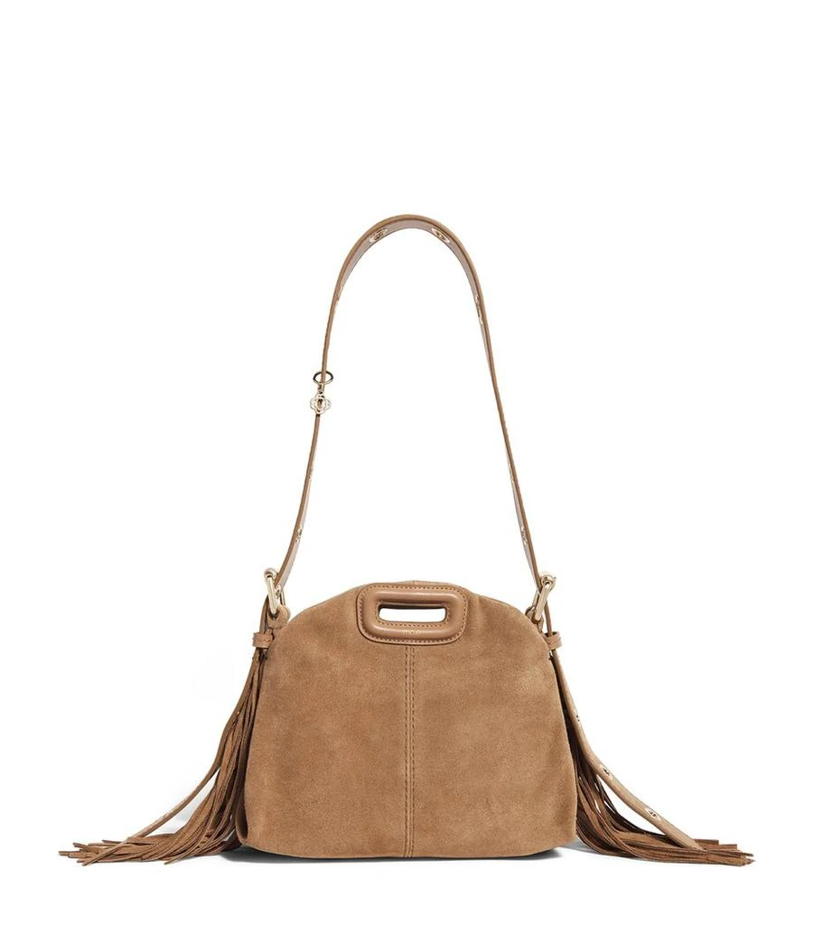 Maje Mini Suede Miss M Shoulder Bag 1