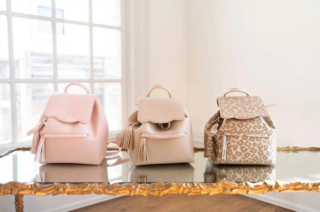 HOLLIS Women
s Mini Backpack In Leopard 4