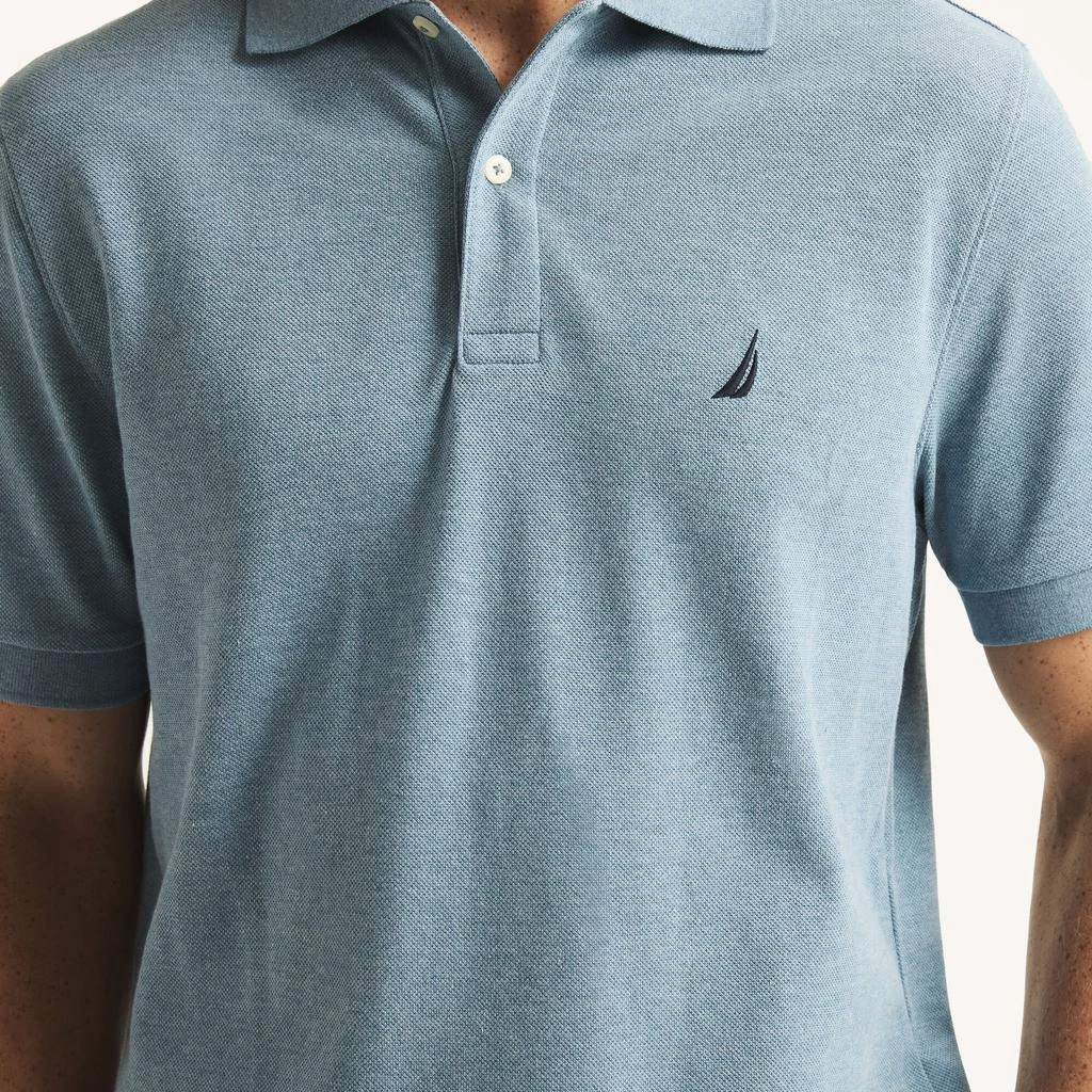 Nautica Mens Classic Fit Heather Deck Polo 2