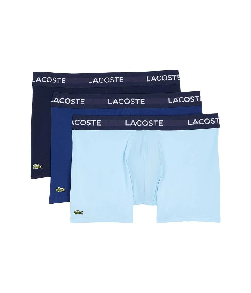 Lacoste 3-Pack Solid with Semi Fancy Belt Underwear Trunks 1