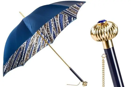 PASOTTI Pasotti - Fantastic Umbrella with Pearls and Cheetah Print 5
