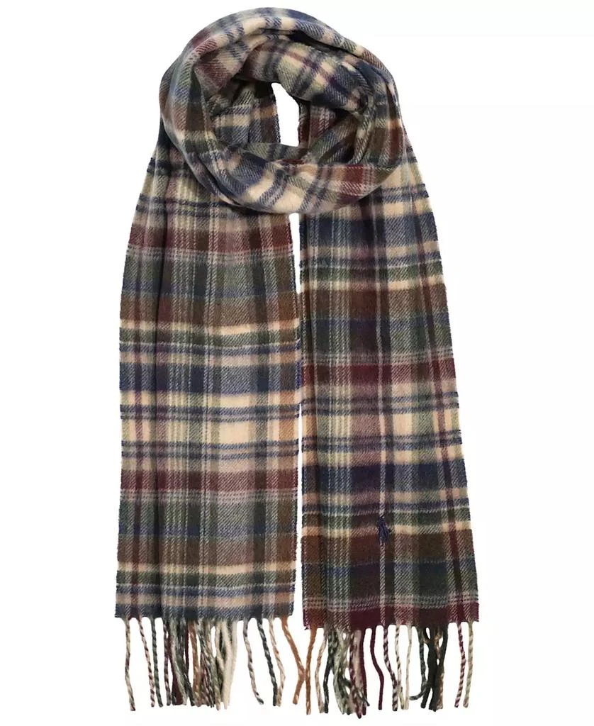 Ralph Lauren Men's Cashmere Blend Plaid Scarf 3