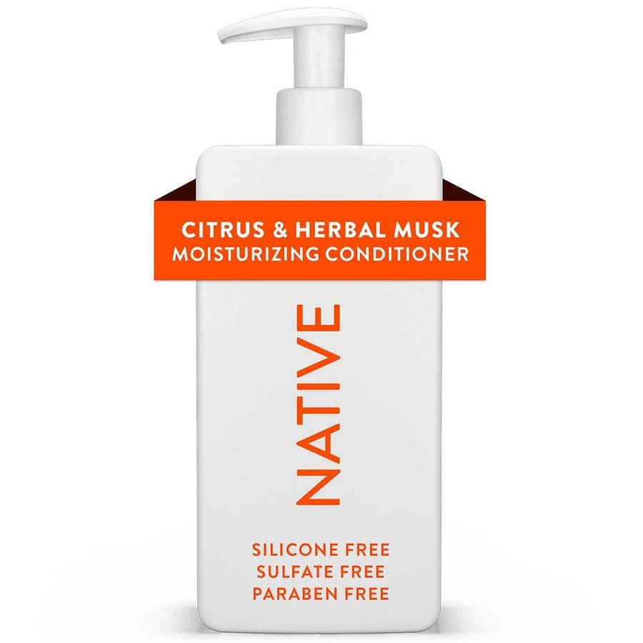 Native Daily Clean Conditioner, Sulfate Free, for Men and Women Citrus 
Herbal Musk