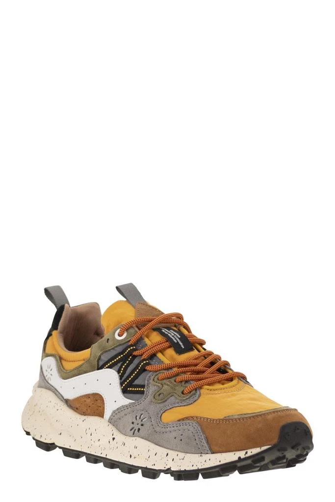 FLOWER MOUNTAIN YAMANO 3 - SNEAKERS IN SUEDE AND TECHNICAL FABRIC 2