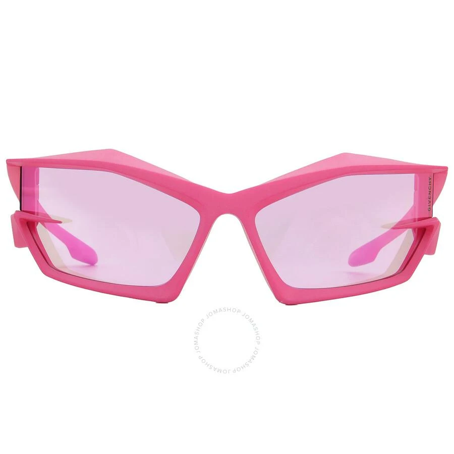 Givenchy Givenchy Pink Flash Mirror Irregular Men's Sunglasses GV40049I 73Y 69 1