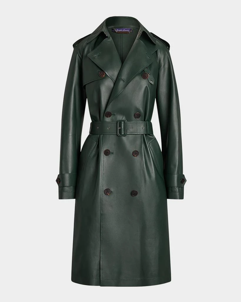 Ralph Lauren Niles Leather Trench Coat 1