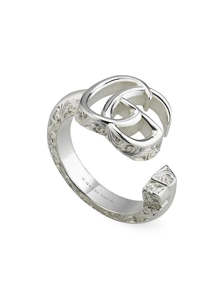 Gucci GG Marmont Sterling Silver Key Ring