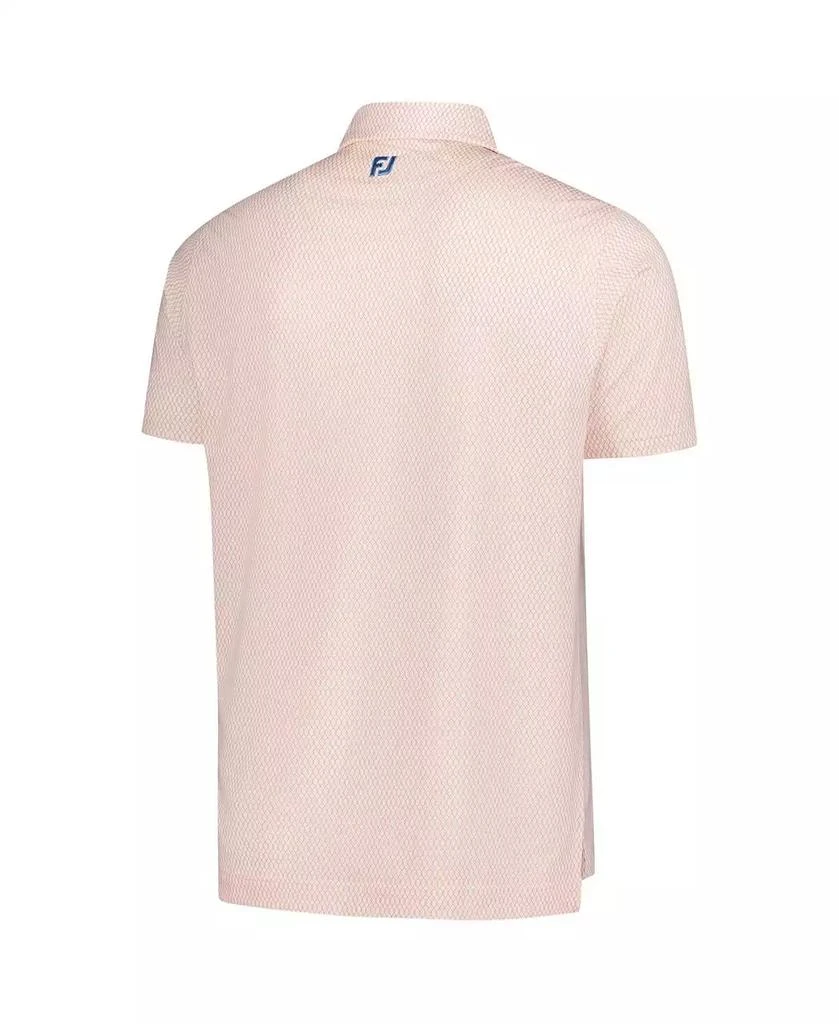FootJoy Men's White 2025 WM Phoenix Open Irongate Print Lisle Polo Shirt 2