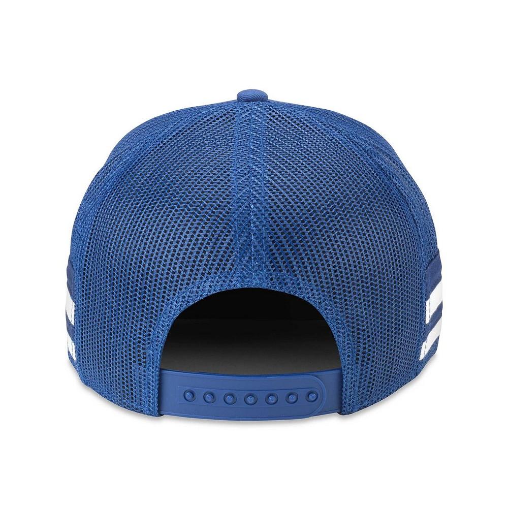 American Needle Men's Blue Toronto Maple Leafs Hot Foot Stripes Trucker Adjustable Hat