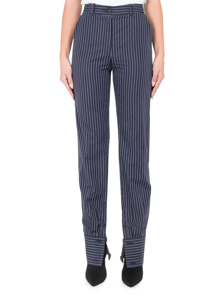 JW Anderson JW Anderson Pinstriped Cuff Hem Trousers 1