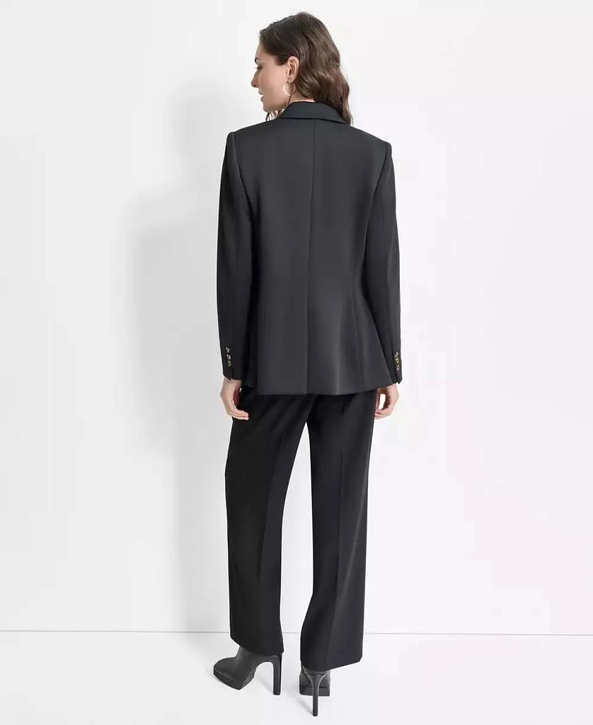 DKNY Women's Single-Button Padded-Shoulder Blazer 5