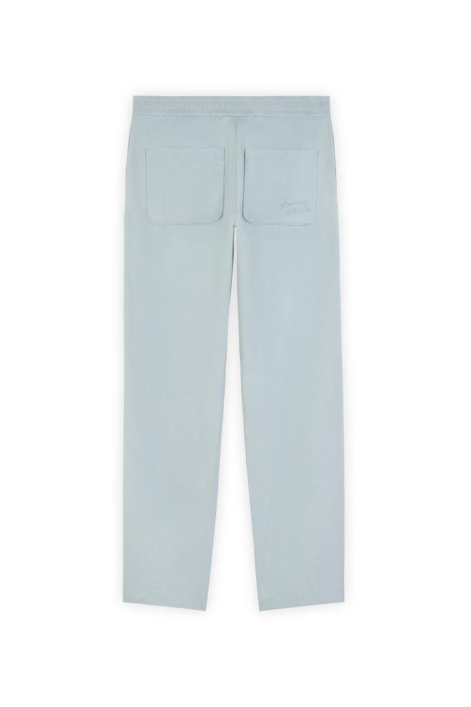Maison Kitsune Casual Cotton Trousers With Elasticated Waistband