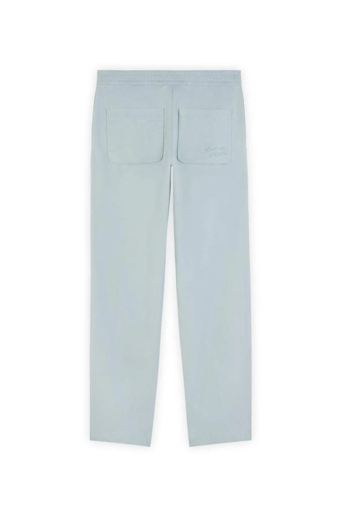 Maison Kitsune Casual Cotton Trousers With Elasticated Waistband 2