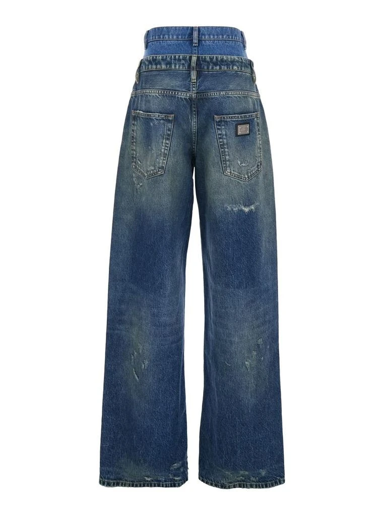 Dolce 
Gabbana Dolce 
Gabbana Double-Waisted Wide-Leg Jeans 2