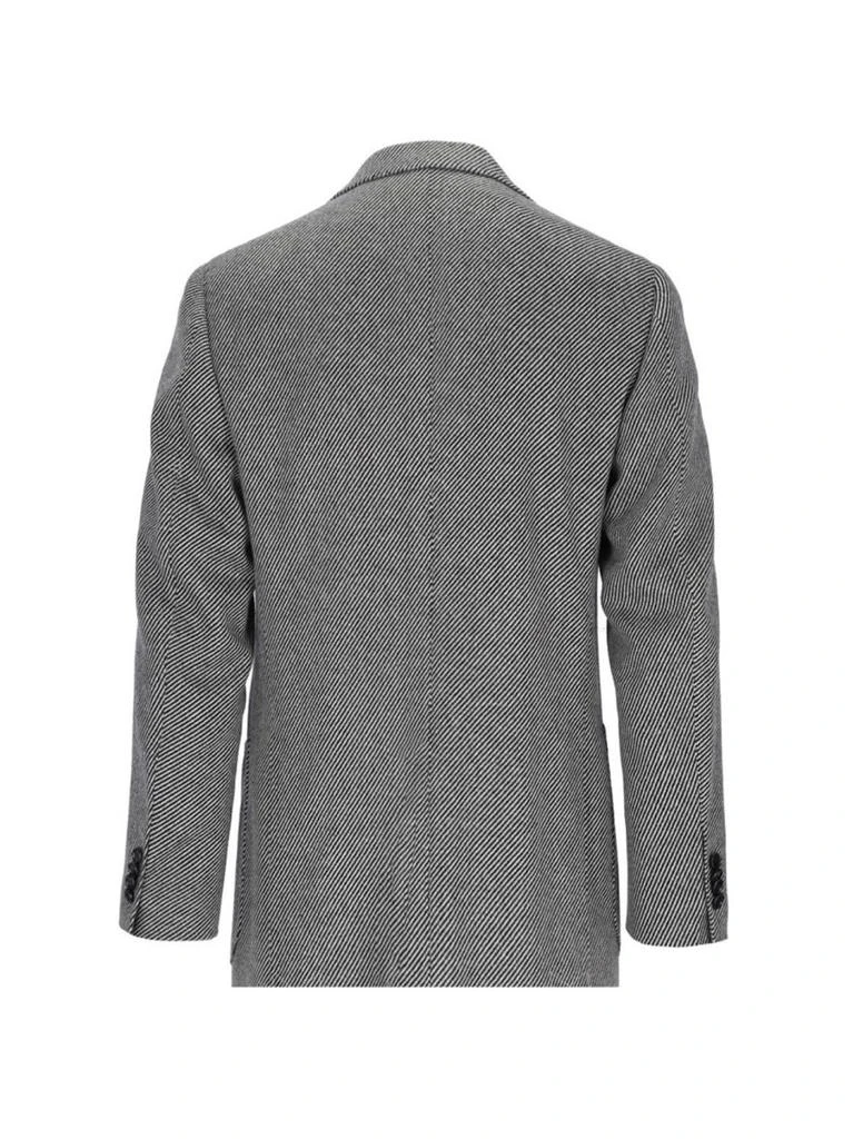 Cesare Attolini Single-Breasted Blazer In Gray Cashmere 2