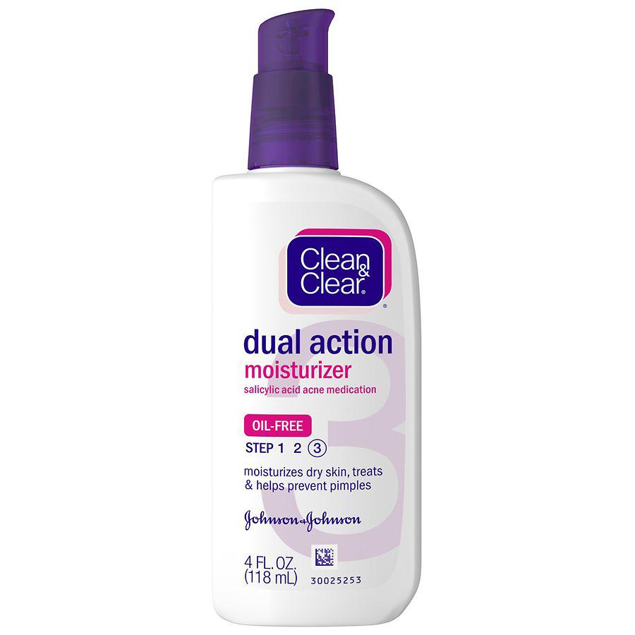 Clean & Clear Essentials Dual Action Acne Facial Moisturizer Fragrance Free