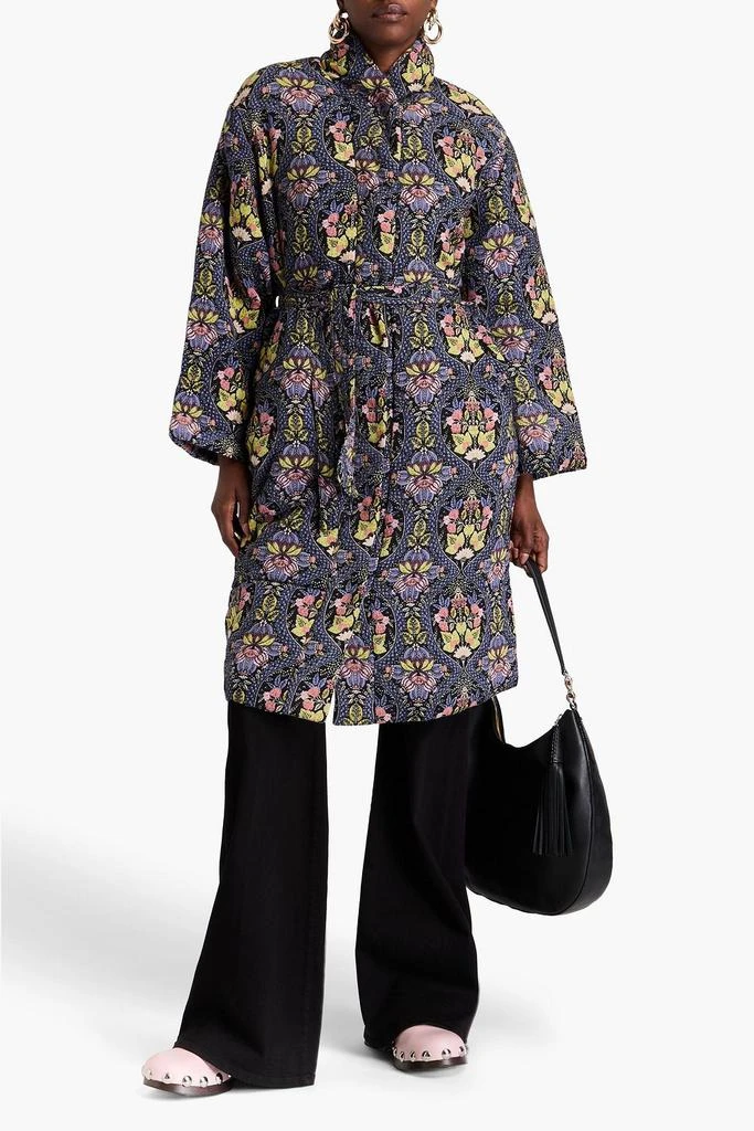 ANTIK BATIK Eros floral-print cotton coat 2