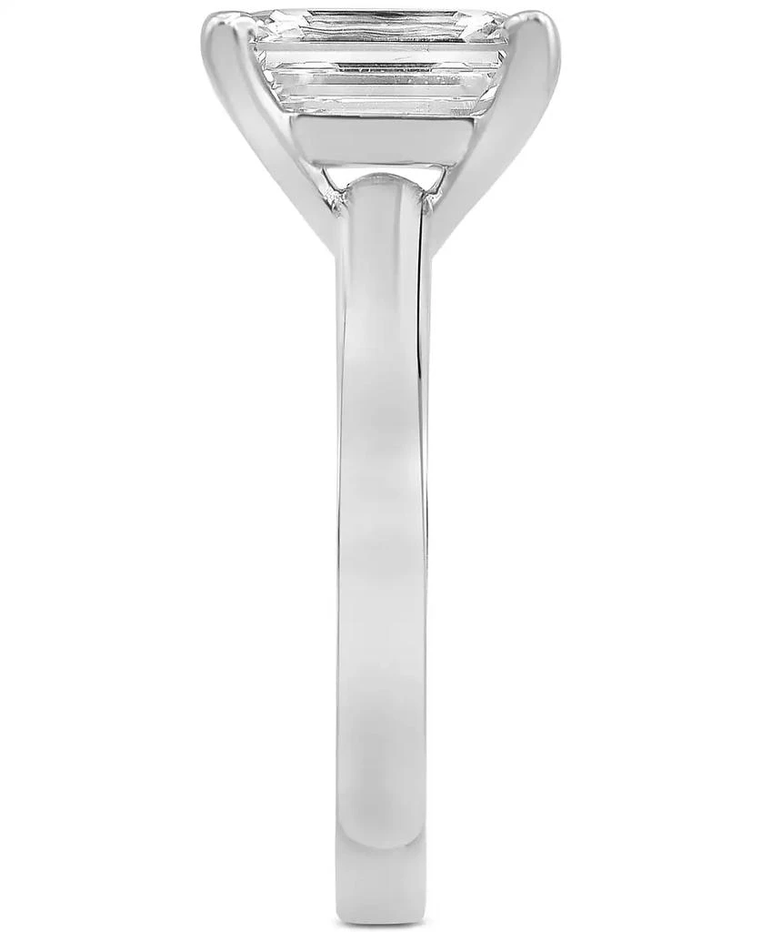 Badgley Mischka Certified Lab Grown Emerald-Cut Solitaire Engagement Ring (3 ct. t.w.) in 14k Gold 6