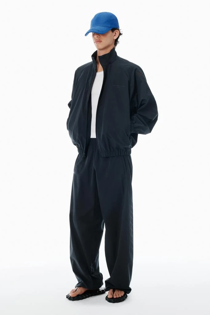 Alexander Wang Black Perforated Logo Track Pants 1