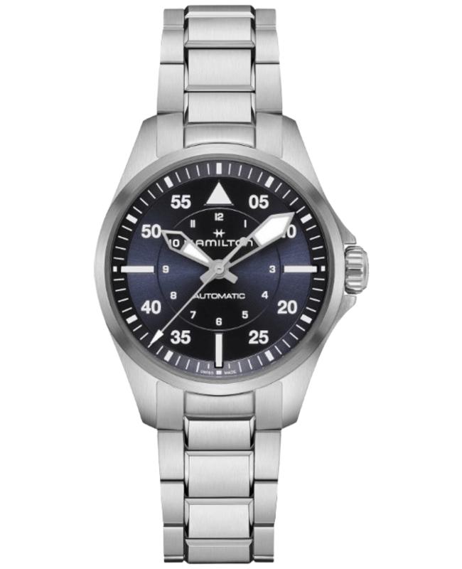 Hamilton Hamilton Khaki Aviation Pilot Auto Blue Dial Steel Women's Watch H76215140