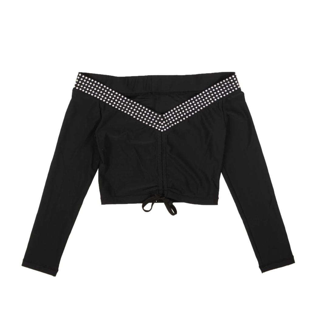 Adam Selman Sport Shoulder And Abs Top - Black/Silver