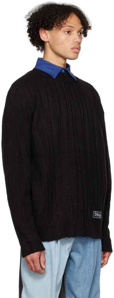 ADER error Black Fluic Sweater